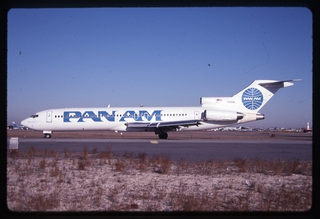 Image: slide: Pan American World Airways, Boeing 727-200, John F. Kennedy International Airport (JFK)