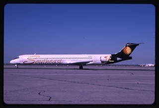 Image: slide: Southeast Airlines, McDonnell Douglas MD-80, John F. Kennedy International Airport (JFK)