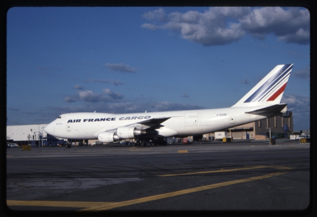 Slide: Air France Cargo, Boeing 747-100, John F. Kennedy International Airport (JFK)