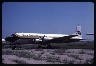 Image: slide: Trans Continental (Cargo), Douglas DC-6, Willow Run Airport (YIP)