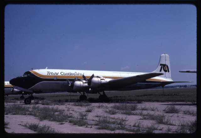 Slide: Trans Continental (Cargo), Douglas DC-6, Willow Run Airport (YIP)