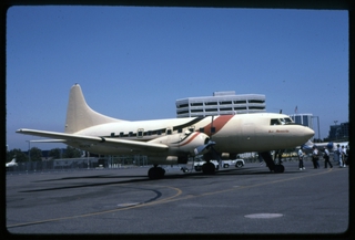 Image: slide: Air Resorts Airlines, Convair 340, John Wayne Airport (SNA)