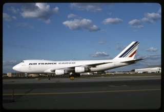 Image: slide: Air France Cargo, Boeing 747-200F, John F. Kennedy International Airport (JFK)