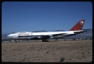 Image: slide: Northwest Airlines, Cargo Boeing 747-200