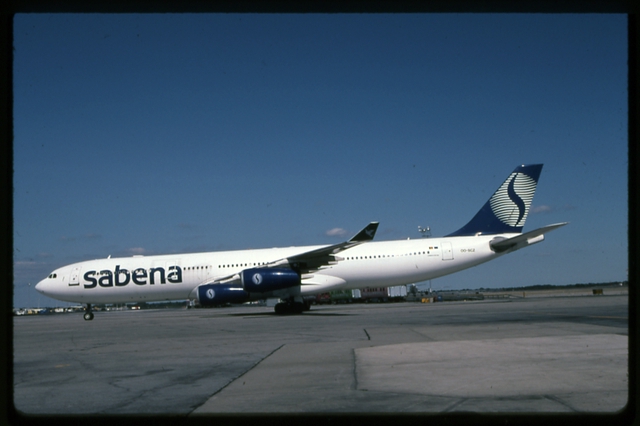 Slide: Sabena, Airbus A340, John F. Kennedy International Airport (JFK)