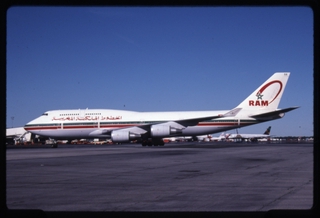 Image: slide: Royal Air Maroc (RAM) Airlines, Boeing 747-400