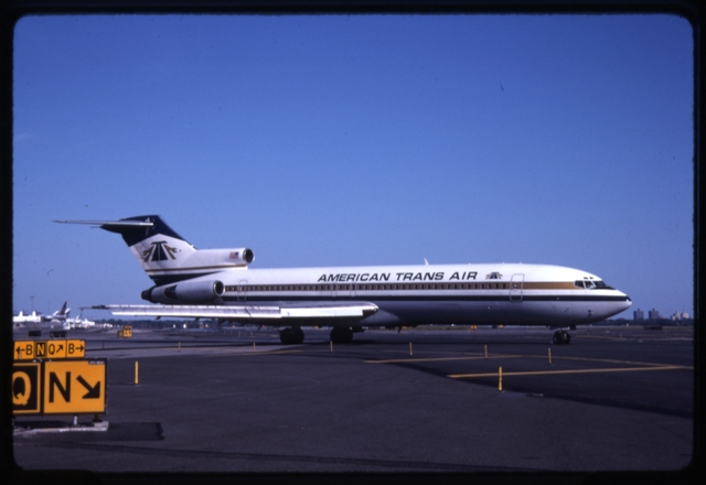 Slide: American Trans Air (ATA Airlines), Boeing 727-100