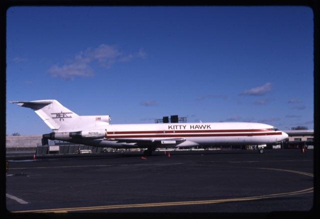 Slide: Kitty Hawk Cargo, Boeing 727-200, Newark International Airport (EWR)