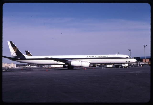 Slide: United Parcel Service (Cargo), Douglas DC-8-60, John F. Kennedy International Airport (JFK)