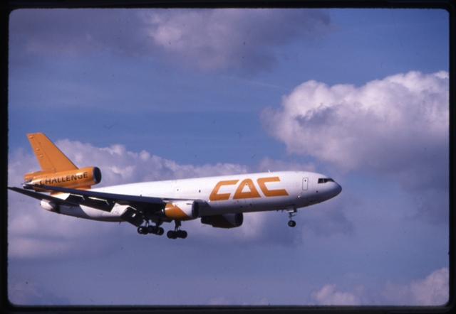 Slide: Challenge Air Cargo (CAC), McDonnell Douglas DC-10, Miami International Airport (MIA)