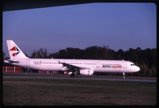 Image: slide: Aero Lloyd, Airbus A321, Frankfurt Airport (FRA)