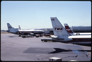 Image: slide: San Francisco International Airport (SFO), TWA (Trans World Airlines) [digital image]