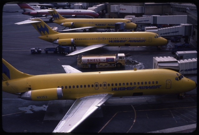 Slide: San Francisco International Airport (SFO), Hughes Airwest [digital image]