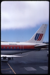 Image: slide: San Francisco International Airport (SFO), United Airlines Douglas DC-8-20 [digital image]