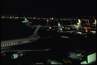 Image: slide: San Francisco International Airport (SFO), night view [digital image]