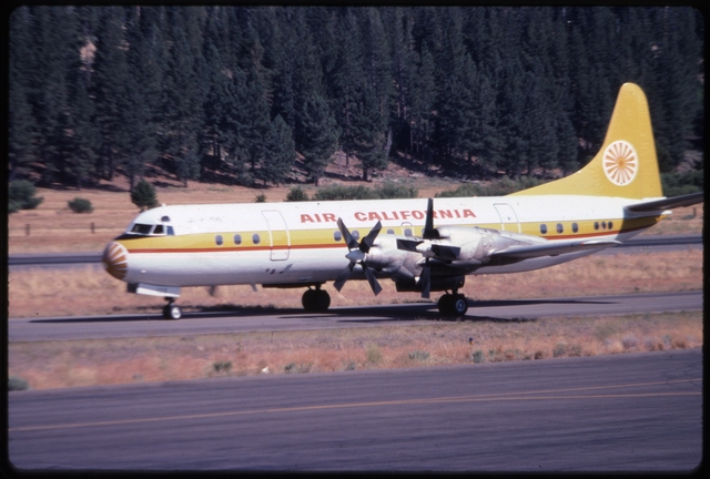 Slide: Air California, Lockheed L-188 Electra [digital image]