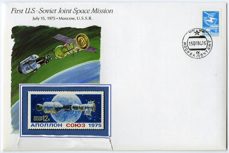 Image: airmail flight cover: First U.S.-Soviet joint space mission commemorative