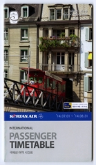 Image: timetable: Korean Air, international service