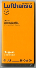 Image: timetable: Lufthansa