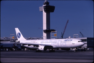 Image: slide: Sabena, Airbus A330, John F. Kennedy International Airport (JFK)