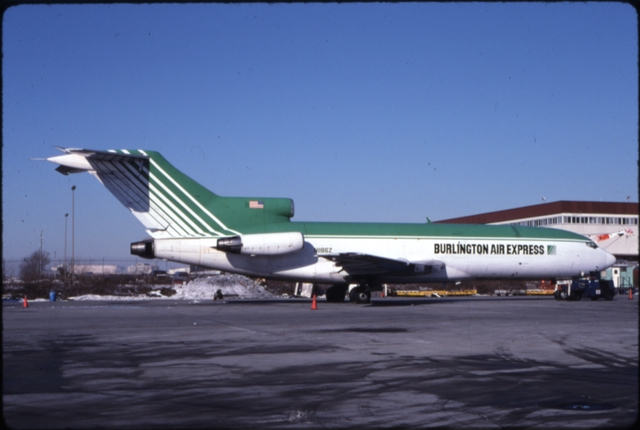 Slide: Burlington Air Express, Boeing 727-100
