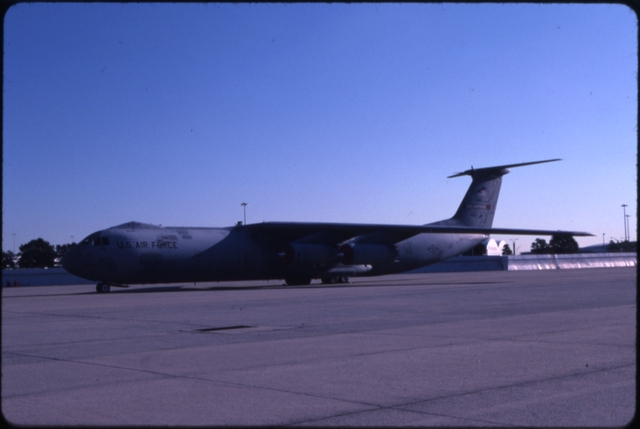 Slide: U.S. Air Force, Lockheed C-141 Starlifter, John F. Kennedy International Airport (JFK)