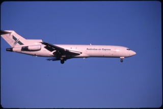 Image: slide: Australian Air Express, Boeing 727, Melbourne Airport (MEL)