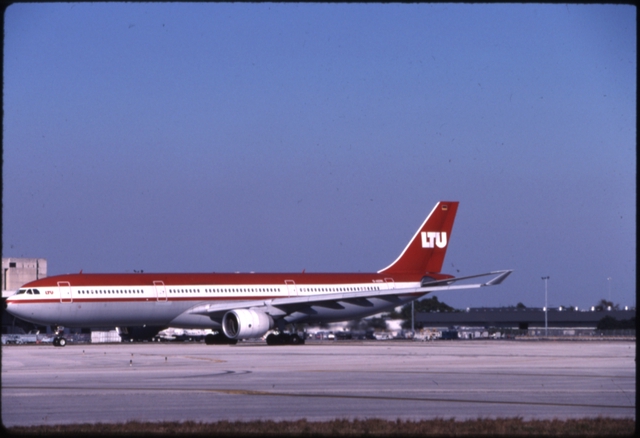 Slide: LTU, Airbus A330, Miami International Airport (MIA)