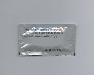 Image: towelette: Delta Air Lines