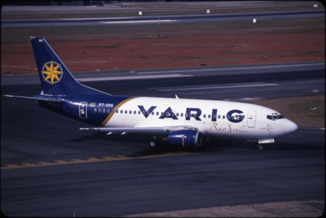 Slide: VARIG Rio Sul, Boeing 737-500, Congonhas-Sao Paulo Airport (CGH)