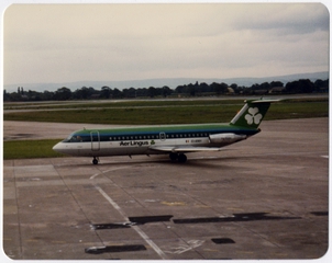 Image: photograph: Aer Lingus, BAC One-Eleven Series 200, Manchester International Airport (MAN)