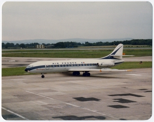 Image: photograph: Air France, Sud Aviation SE-210 Caravelle, Manchester International Airport (MAN)