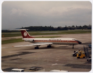 Image: photograph: Aviogenex, Tupolev Tu-134, Manchester International Airport (MAN)