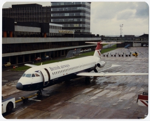 Image: photograph: British Airways, BAC One-Eleven, Manchester International Airport (MAN)