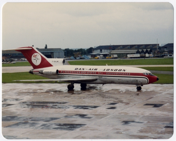 Photograph: Dan-Air London, Boeing 727, Manchester International Airport (MAN)