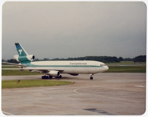 Image: photograph: Transamerica Airlines, McDonnell Douglas DC-10, Manchester International Airport (MAN)