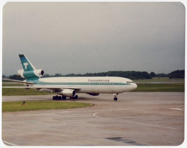 Photograph: Transamerica Airlines, McDonnell Douglas DC-30, Manchester International Airport (MAN)