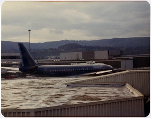 Image: photograph: Braniff Airways, Douglas DC-8, San Francisco International Airport (SFO)