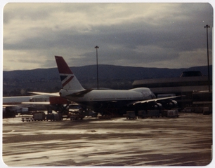 Image: photograph: British Airways, Boeing 747, San Francisco International Airport (SFO)