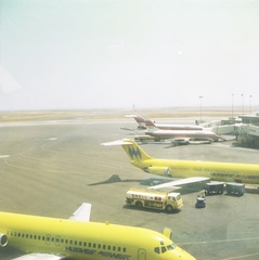 Image: negative: Hughes Airwest, San Francisco International Airport (SFO)