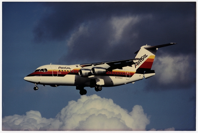Photograph: AirCal BAe 146-200