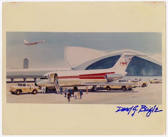 Photograph: TWA (Trans World Airlines), Douglas, John F. Kennedy International Airport