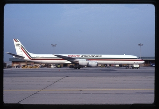 Image: slide: Emery Worldwide, Douglas DC-8-73F, John F. Kennedy International Airport (JFK)