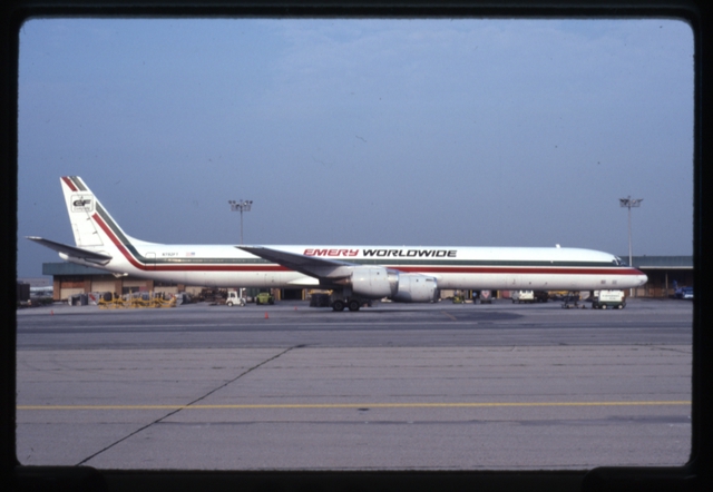 Slide: Emery Worldwide, Douglas DC-8-73F, John F. Kennedy International Airport (JFK)