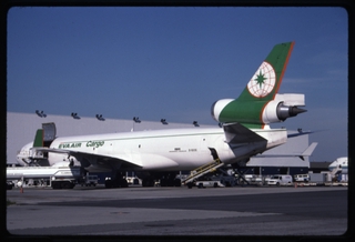 Image: slide: EVA Air Cargo, McDonnell Douglas MD-11, John F. Kennedy International Airport (JFK)