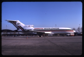 Image: slide: Emery Worldwide, Boeing 727-100, John F. Kennedy International Airport (JFK)