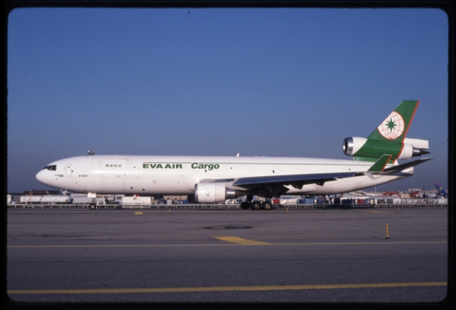 Slide: EVA Air Cargo, McDonnell Douglas MD-11F, John F. Kennedy International Airport (JFK)