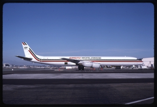 Image: slide: Emery Worldwide, Douglas DC-8-73F, Los Angeles International Airport (LAX)