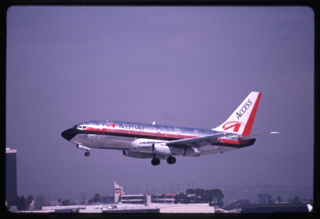Slide: Access Air, Boeing 737-200, Los Angeles International Airport (LAX)