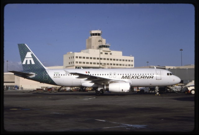 Slide: Mexicana Airlines, Airbus A320-200, San Francisco International Airport (SFO)